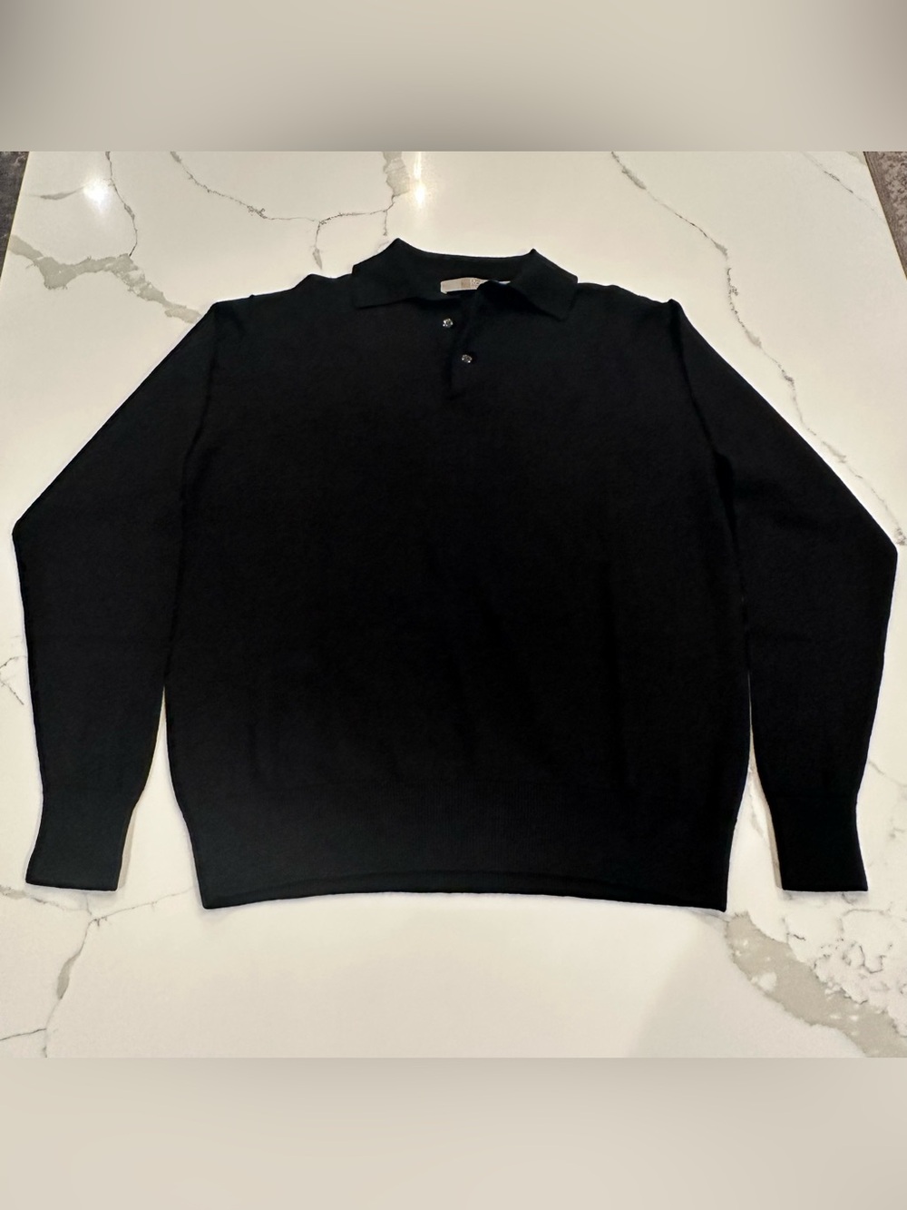 VTG Raffi Linea Uomo Mens Merino Wool Sweater M Collared Quiet Luxury Australia